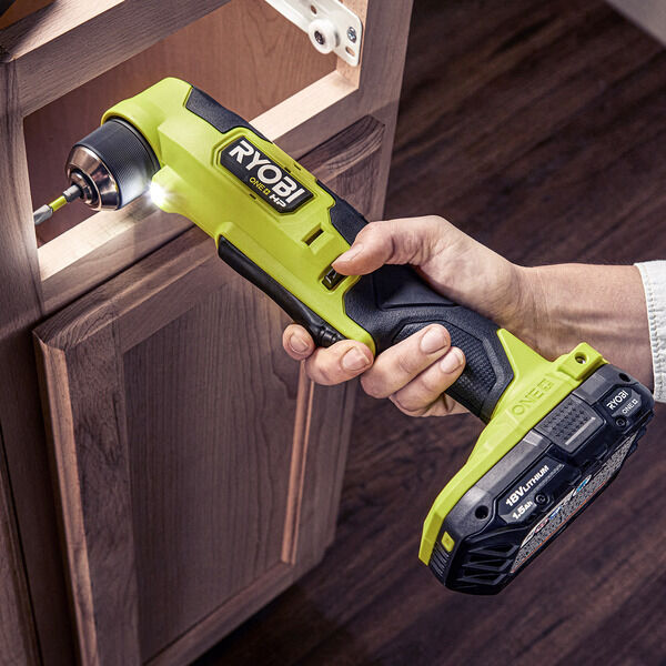 Ryobi One+ HP 18V Brushless Cordless Compact 3/8 in. Right Angle Drill (Tool Only)