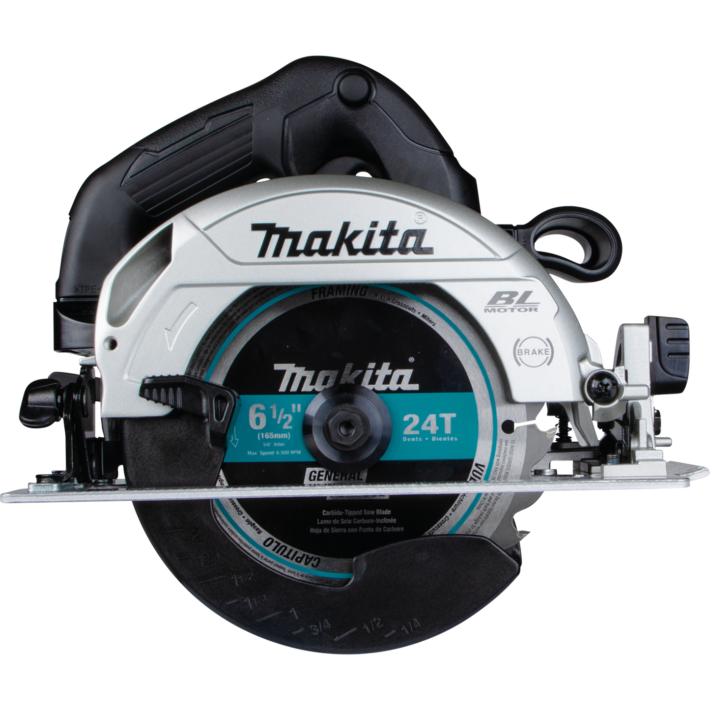 Makita Circular Saw 6 1/2 Inch 18 Volt Tool Only Factory Serviced