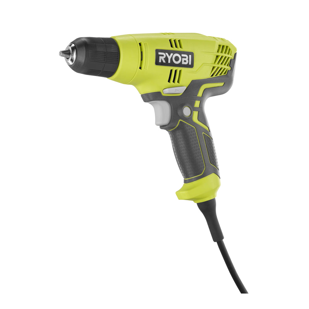 Ryobi 5.5 Amp Corded 3/8in. Variable Speed Compact Drill/Driver With Bag Damaged Box