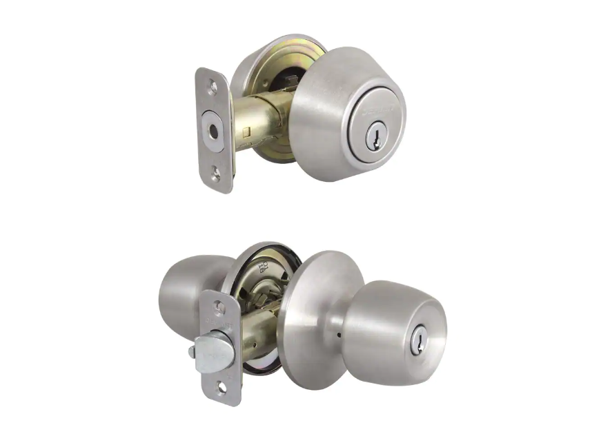 Defiant Brandywine Stainless Steel Bed/Bath Door Knob (2-Pack