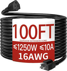 ECO163100 16/3 100 ft American Extension Cord