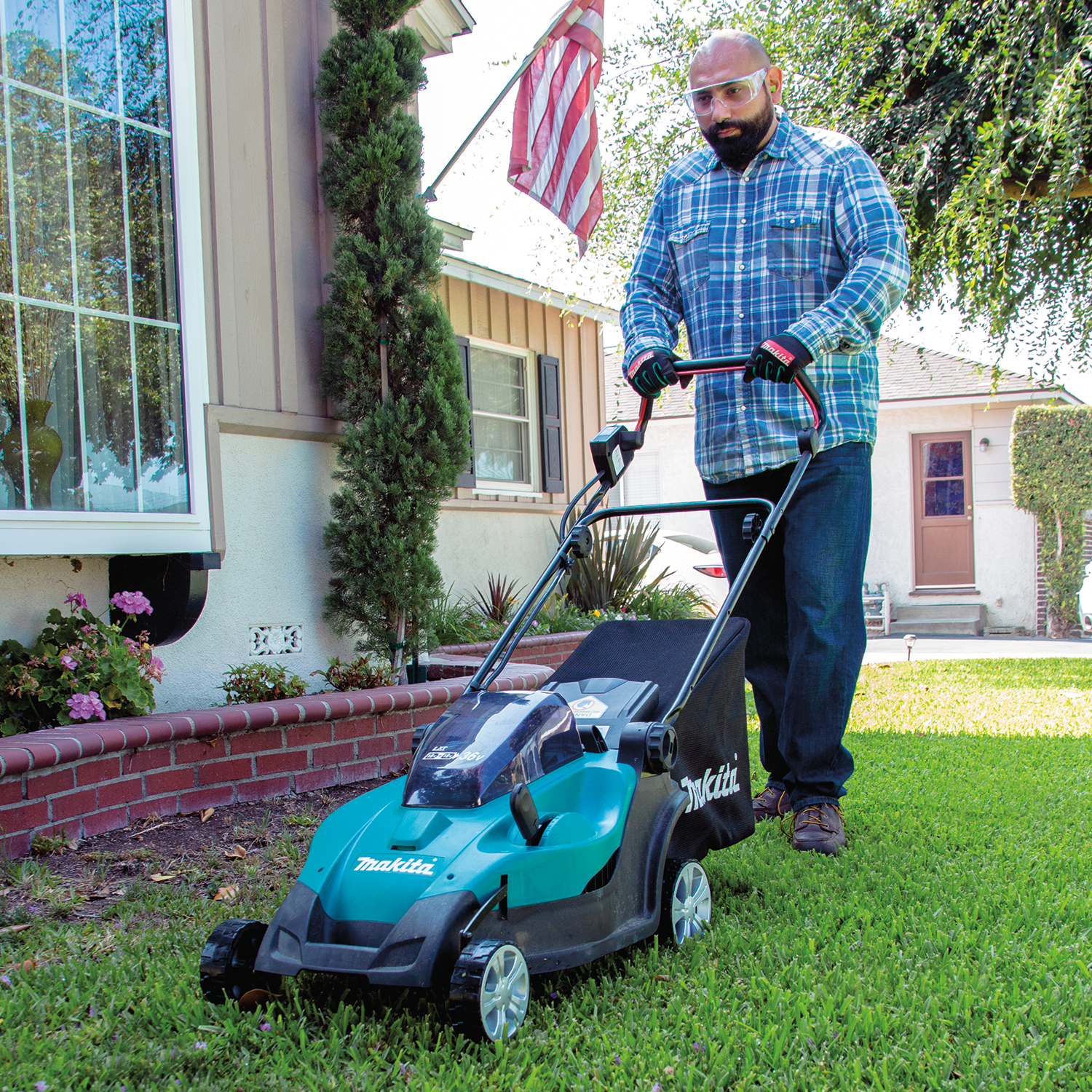 Makita lxt discount mower