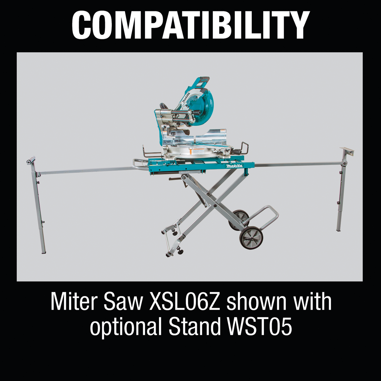 Makita 36 Volt LXT Brushless 10 Inch Dual Bevel Sliding Compound Miter Saw With Laser Kit Factory Serviced