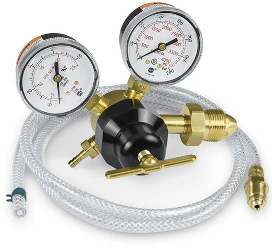 Hobart Flow Gauge Regulator with Gas Hose