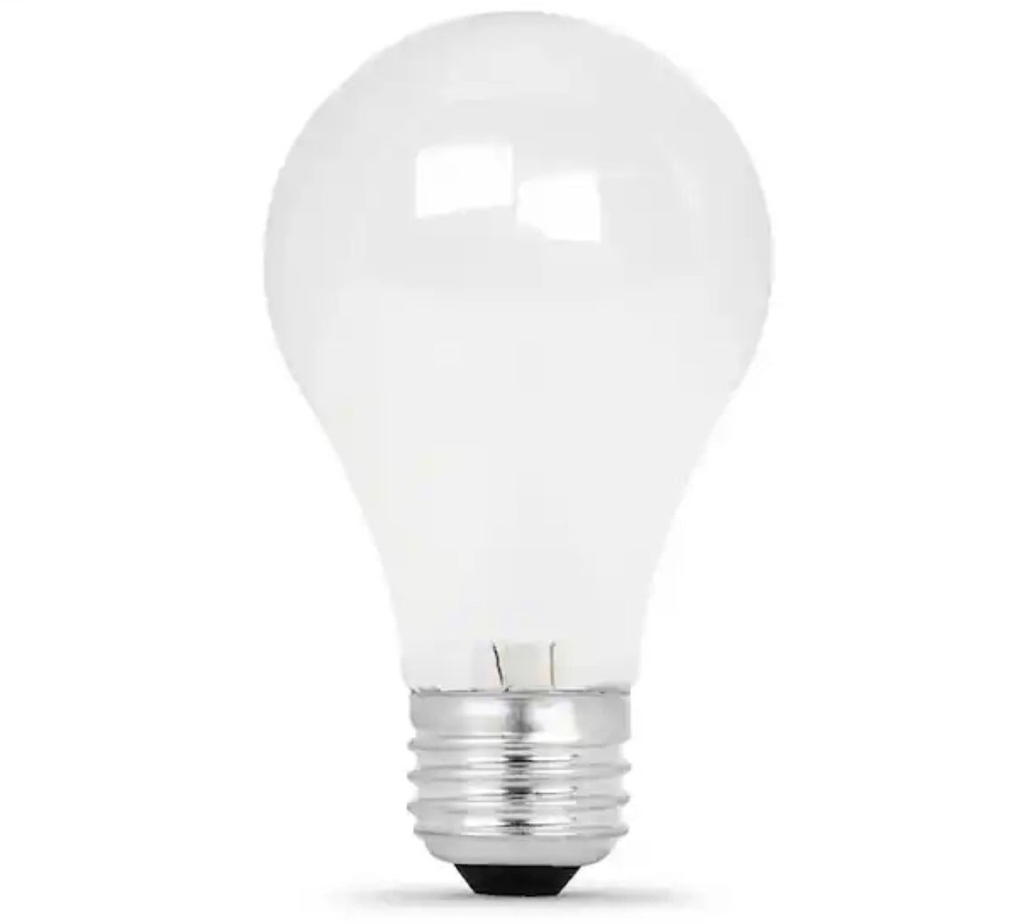 Feit Electric 72-Watt A19 E26 Halogen White Light Bulb, Soft White 2700K (16-Pack) - Damaged Box