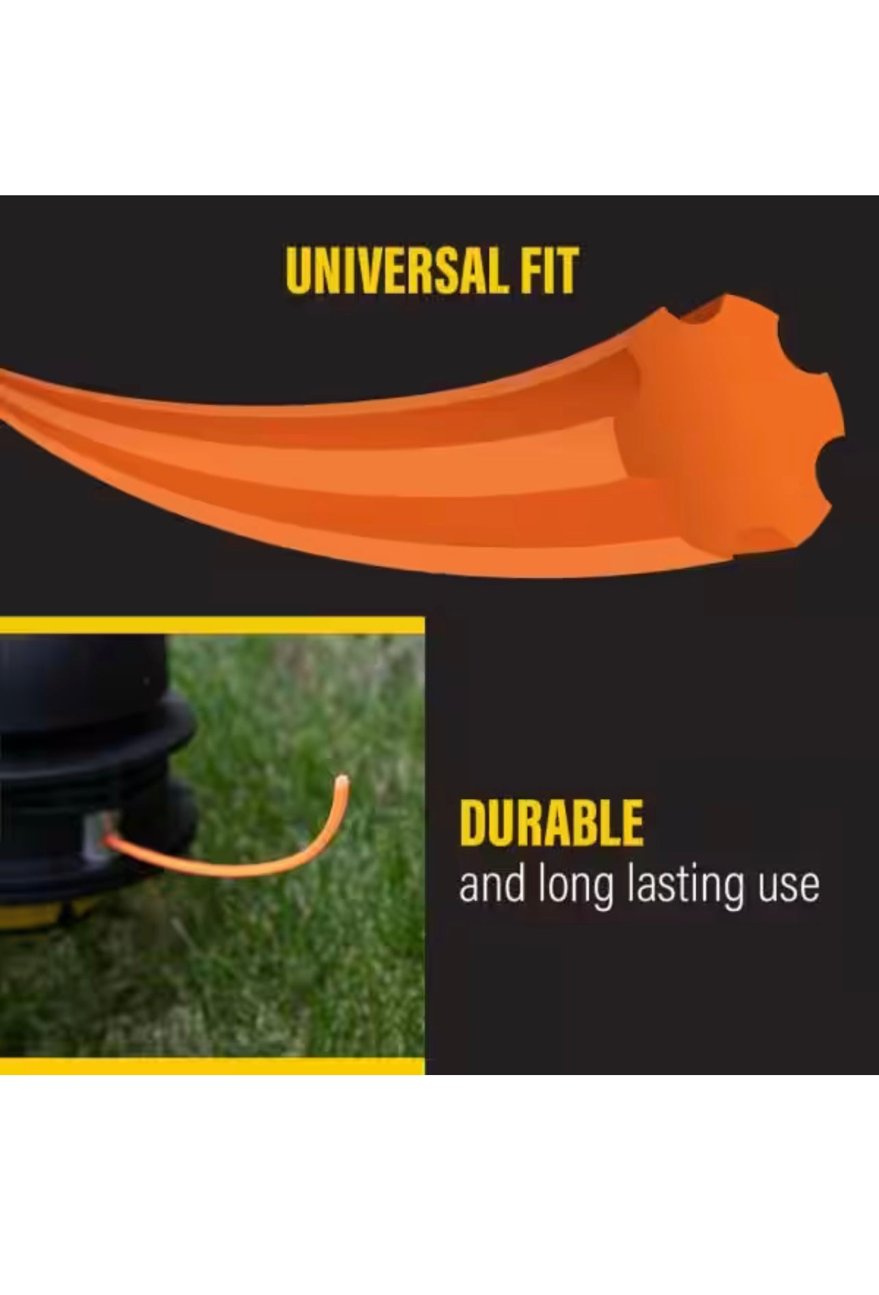 Rhino Tuff Universal Fit .095 in. x 125 ft. Gear Replacement Line for Gas and Select Cordless String Grass Trimmer Part/Lawn Edger New