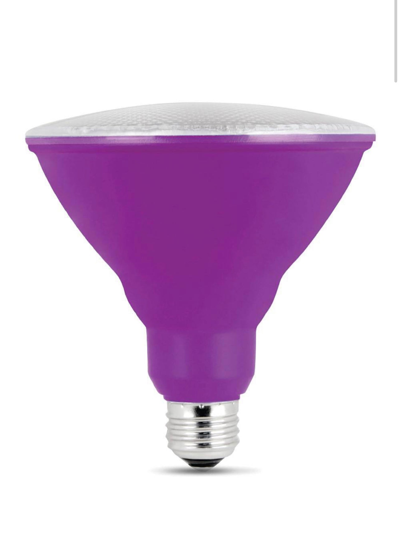 Feit Electric 90-Watt Equivalent PAR38 Weatherproof Outdoor Landscape Purple Color LED Flood Light Bulb (1-Bulb) Damaged Box