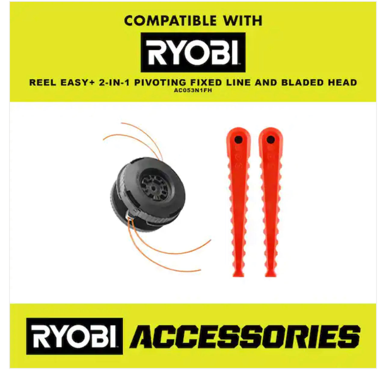 Ryobi REEL EASY+ .095 Pivoting Fixed Line Replacements (14-Pieces)