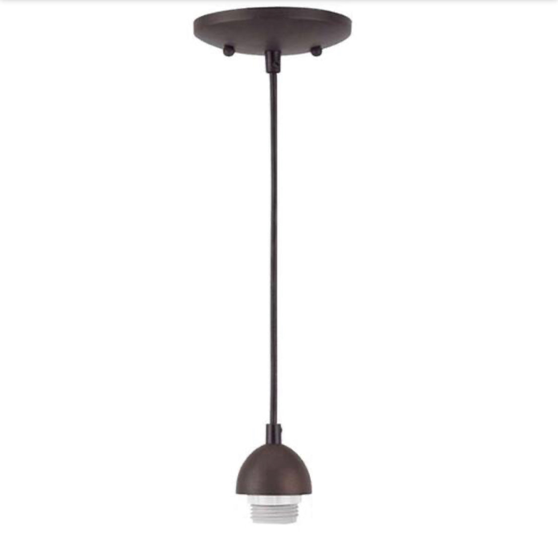 Westinghouse 1 Light Oil Rubbed Bronze Adjustable Mini Pendant Damaged Box