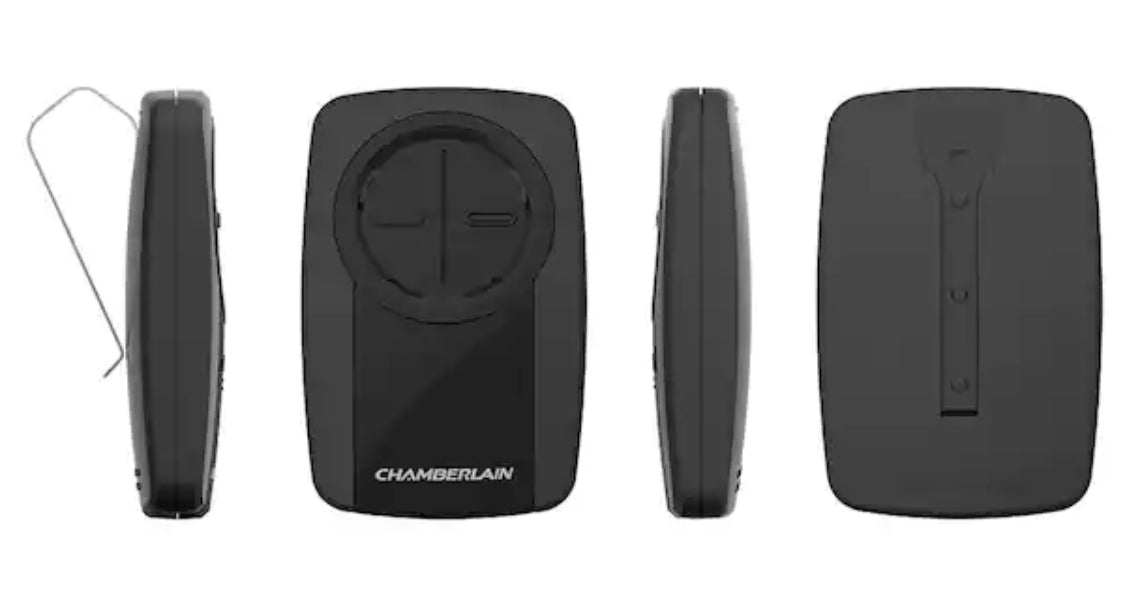 Chamberlain Universal Clicker Black Garage Door Remote Control