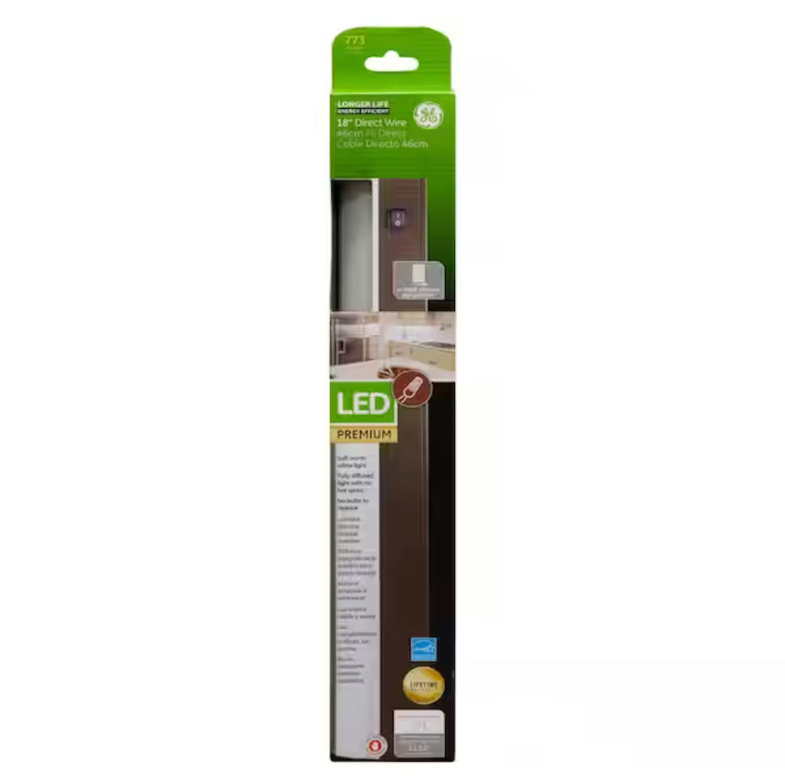 GE 18 in. Premium LED Direct Wire Dimmable Oil-Rubbed Bronze Under Cabinet Light - Damaged Box