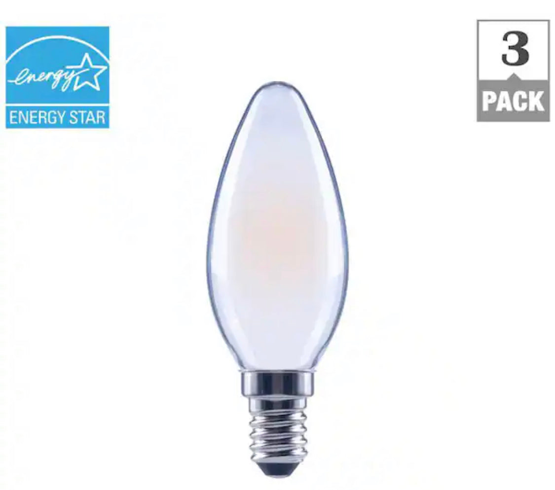 EcoSmart 60 Watt Equivalent B11 Dimmable E12 Candelabra ENERGY