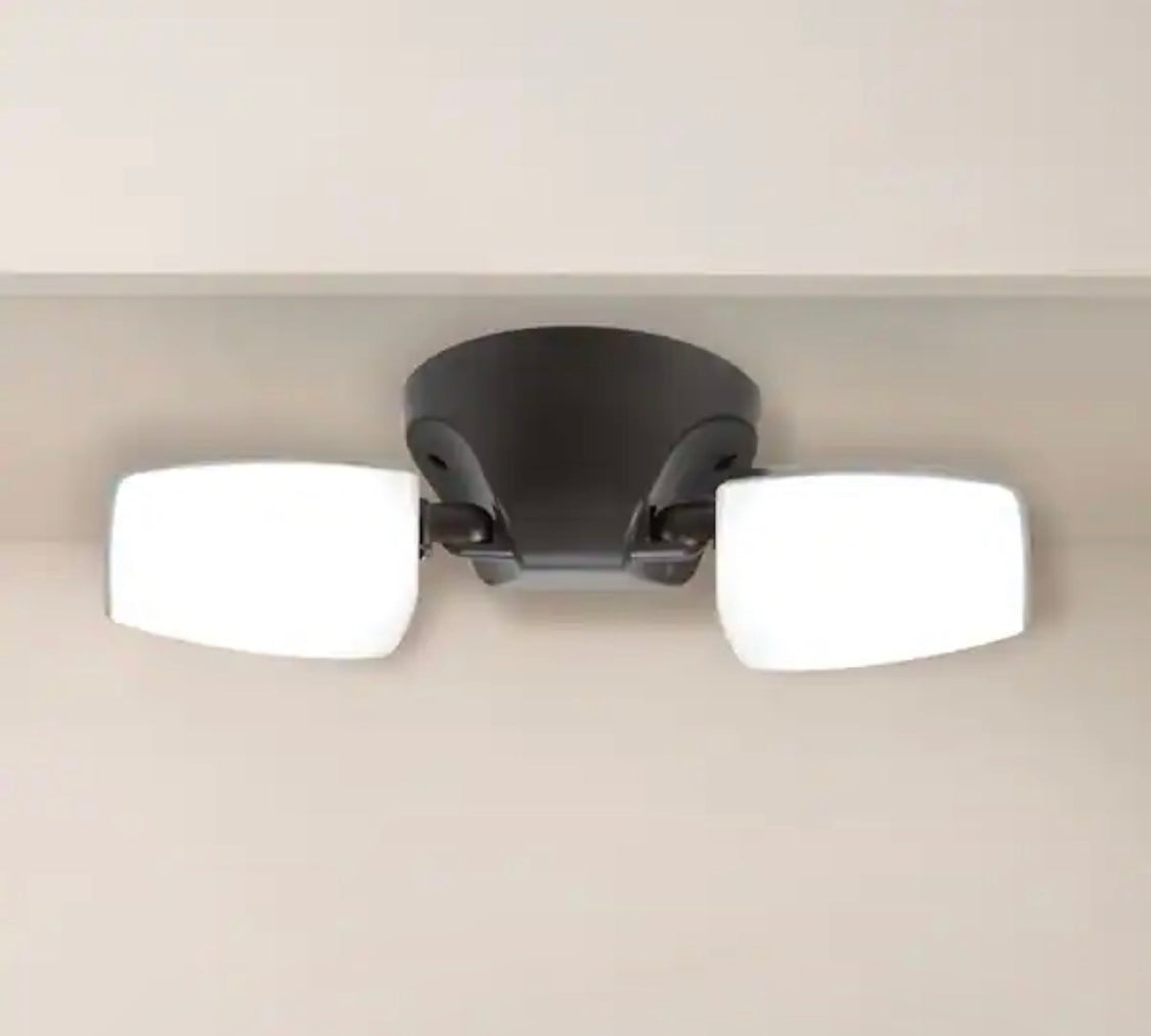 Halo FT 90-Watt 180° Bronze Outdoor Integrated LED Flood Light with Adjustable Lamp Head - Damaged Box