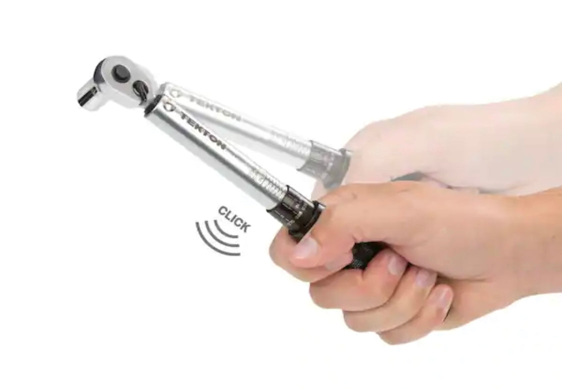 TEKTON 1/4 in. Drive Dual-Direction Click Torque Wrench (10-150 in./lb.)