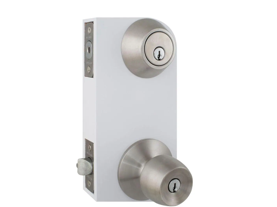 Defiant Brandywine Stainless Steel Bed/Bath Door Knob (2-Pack