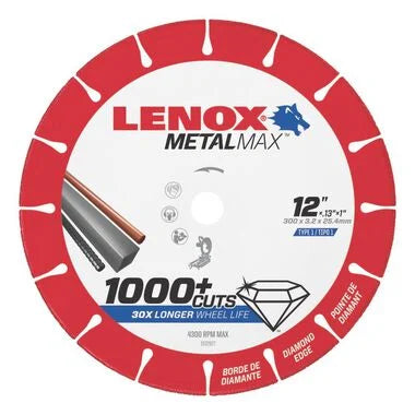 Lenox 12 Inch By 13 Inch By 1 Inch MetalMax Diamond Cutoff Wheel CH