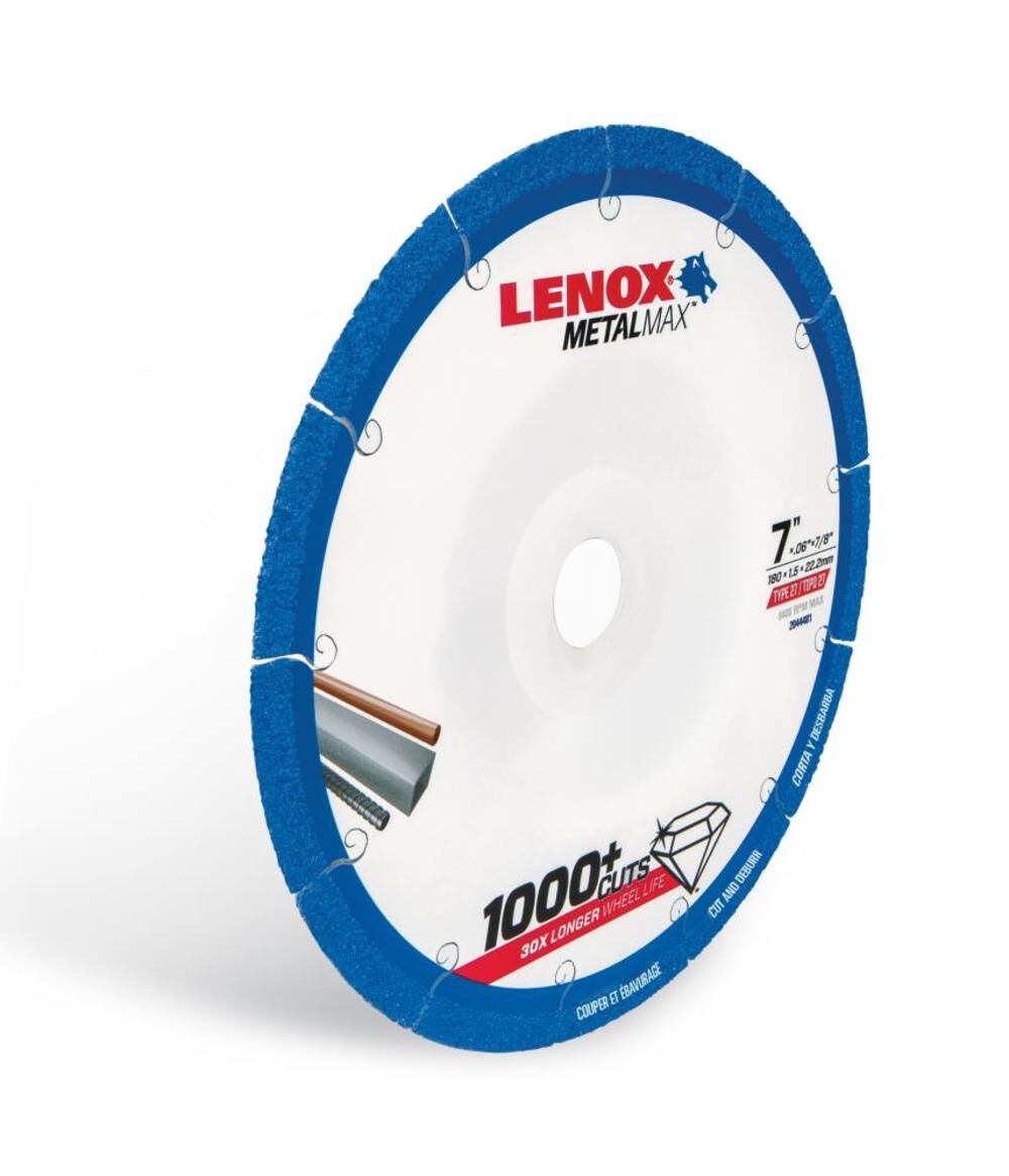 Lenox Metalmax Diamond Grit 7 Inch Cutting Wheel
