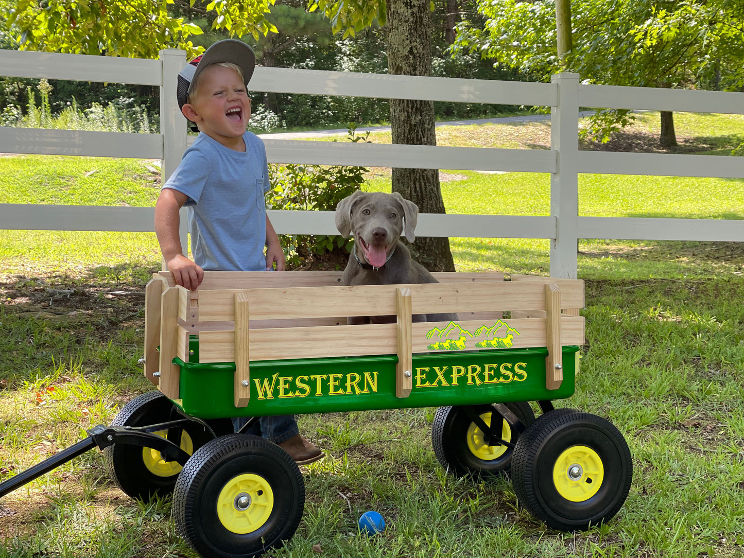 Western Express All Terrain Green Wagon