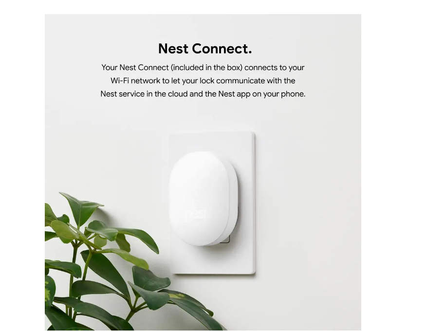 Nest x yale lock satin online nickel with google nest connect
