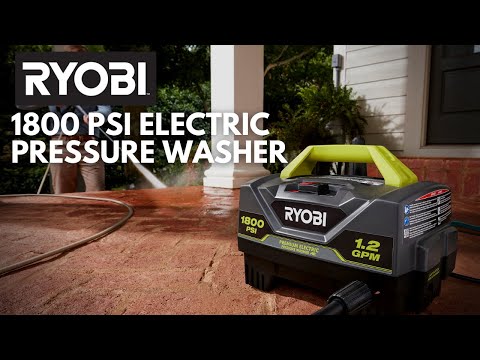 1800 PSI 1.2 GPM Electric Pressure Washer - RYOBI Tools