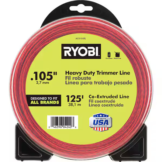 RYOBI 0.105 Inch Premium Spiral Bulk Line
