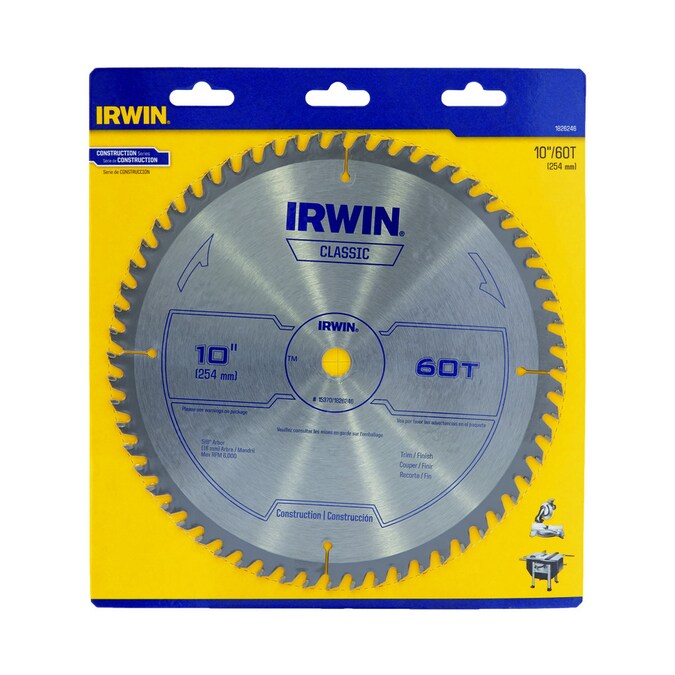 Irwin Classic 10" Tooth Circular Saw Blade