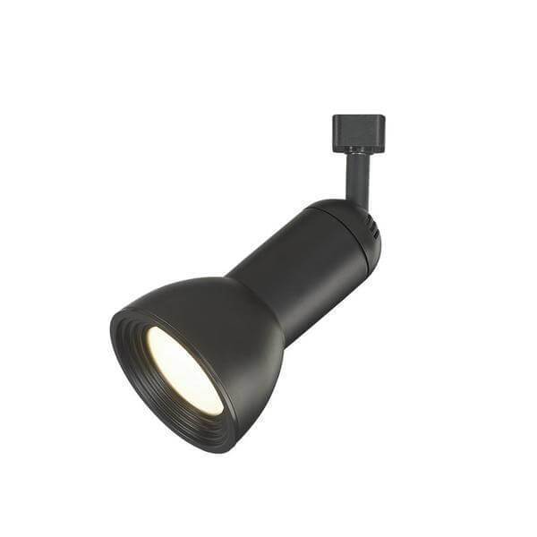 1-Light Black Integrated LED Large-Step Linear Track Lighting Head Damaged Box-bay & strip lights-Tool Mart Inc.