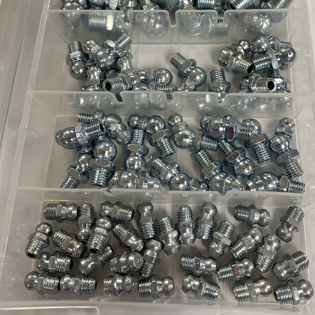 110 Piece Hydraulic Grease Fittings Assortment