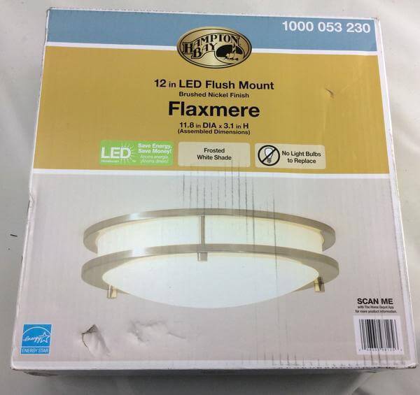 Hampton bay deals integrated led replacement