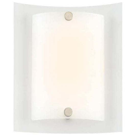 12-Watt Brushed Nickel Integrated LED Sconce Damaged Box-sconces & wall fixtures-Tool Mart Inc.