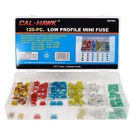 120 Piece Low Profile Mini Fuse-automotive-Tool Mart Inc.