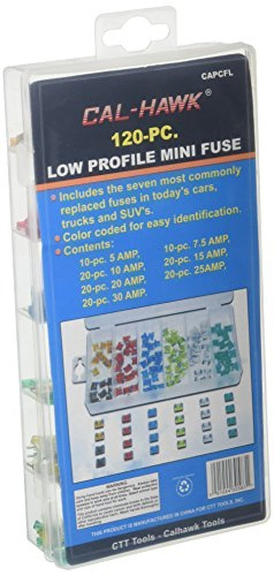 120 Piece Low Profile Mini Fuse-automotive-Tool Mart Inc.