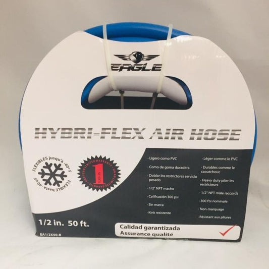 1/2"x 50' Eagle Hybrid Air Hose OUT OF STOCK 2-10-20-air tool accessories-Tool Mart Inc.