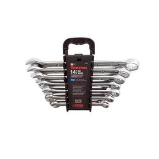 14 PC Combination Wrench Set (SAE/Metric) Tekton-wrenches & wrench sets-Tool Mart Inc.