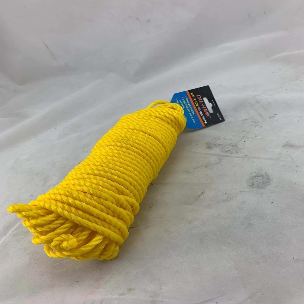 14" x 100' Neon Poly Rope-ropes & ties-Tool Mart Inc.