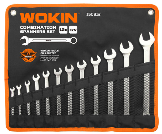 Wokin 12 Piece Combination Spanners  Wrench Set