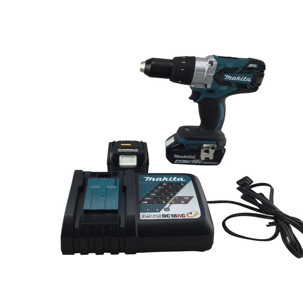 18V LXT® Lithium‑Ion Brushless Cordless 1/2" Hammer Driver‑Drill Kit Reconditioned-Makita-Tool Mart Inc.