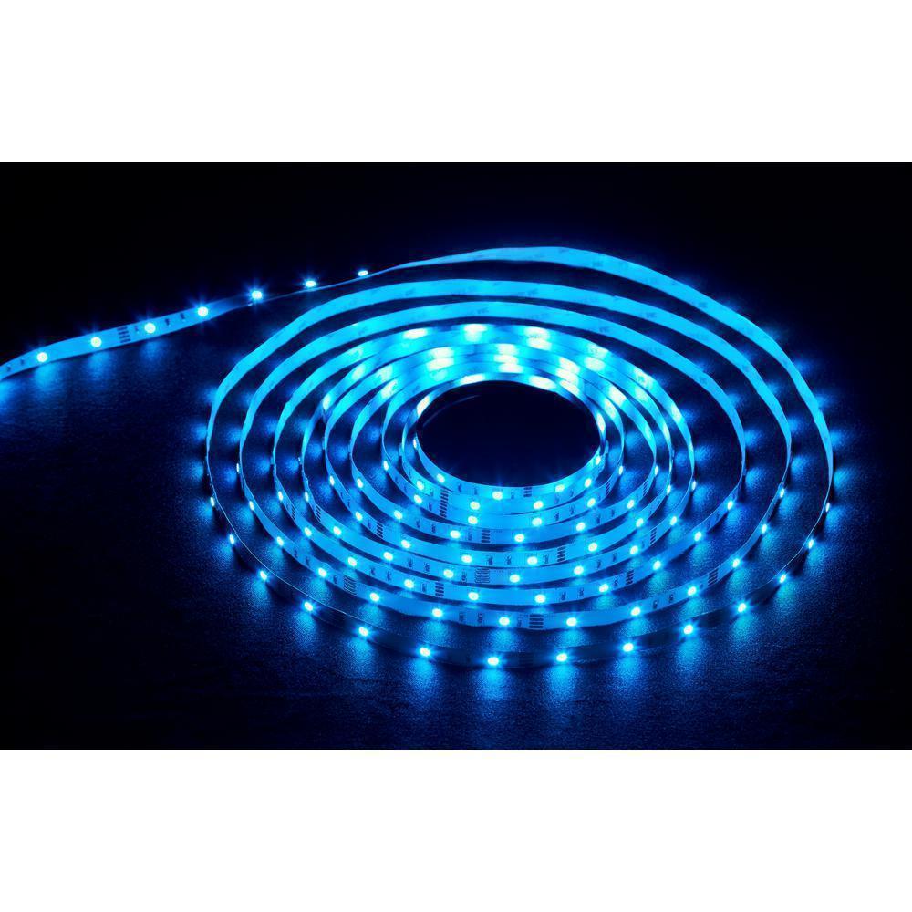20 ft. Indoor LED RGB Tape Light with Remote Control Damaged Package-rope lights-Tool Mart Inc.