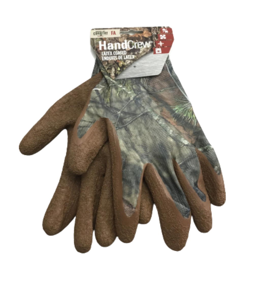 Mossy Oak Latex Hand Crew Glove