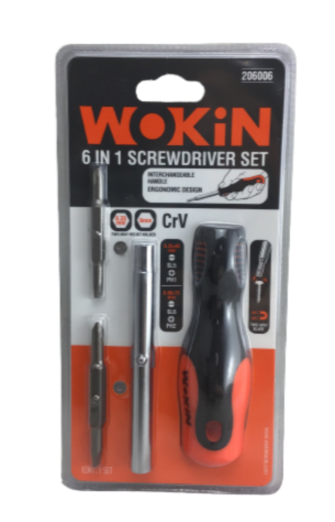 Wokin 6 In 1 Screwdriver Set