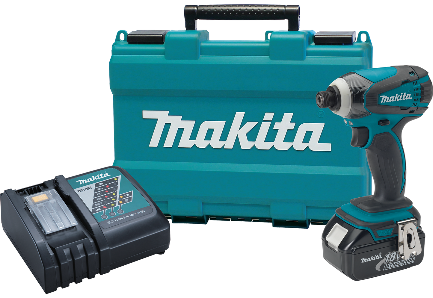 Makita 18V LXT Lithium Ion Cordless Impact Driver Kit Factory Serviced
