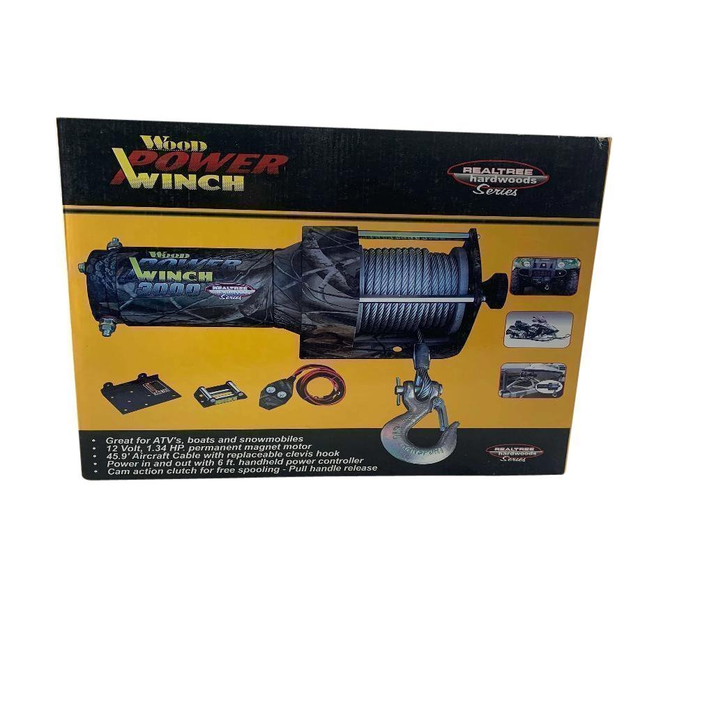 3000 Pound Winch Real Tree-winches & jacks-Tool Mart Inc.