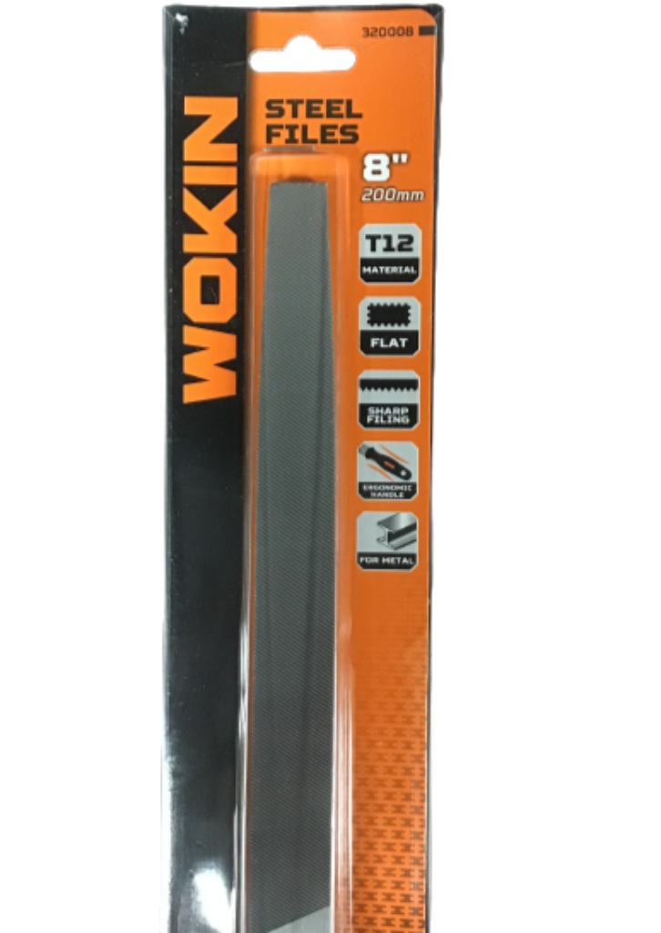 Wokin 8 Inch Flat Steel File