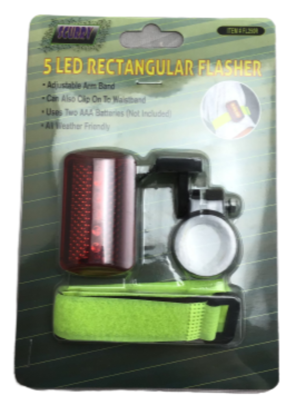 5 LED Rectangular Flasher