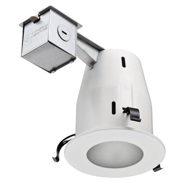 4 in. Matte White GU10 Glass Recessed Shower Kit Damaged Box-recessed fixtures-Tool Mart Inc.