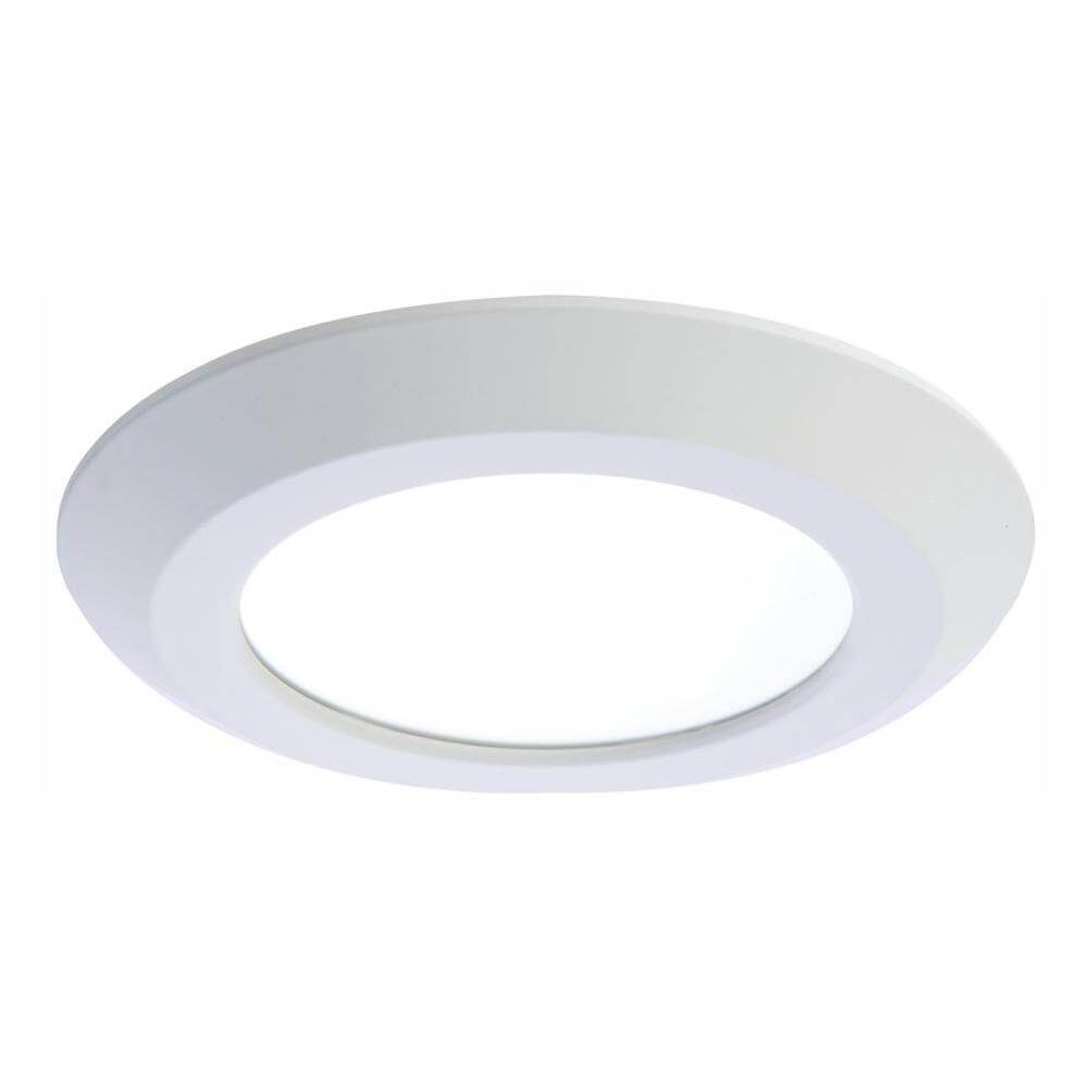 5 in. and 6 in. 2700K White Integrated LED Recessed Retrofit Ceiling Mount Trim at Warm White Damaged Box-recessed fixtures-Tool Mart Inc.
