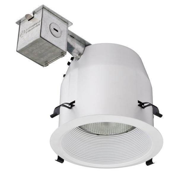 5 in. Matte White Recessed Baffle Light Kit Damaged Box-recessed fixtures-Tool Mart Inc.