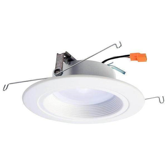 5 in./6 in. White Integrated LED Recessed Retrofit Baffle-Trim LED Module Damaged Box-recessed fixtures-Tool Mart Inc.