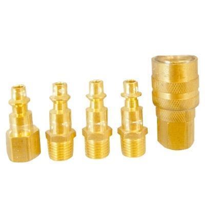 5 PC. Solid Brass Quick Coupler-air tool accessories-Tool Mart Inc.