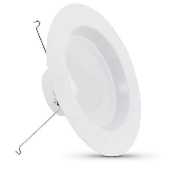 6 in. 120-Watt Equiv Daylight Dim CEC White integrated LED 90+ CRI Recessed Retrofit Trim Downlight Damaged Box-recessed fixtures-Tool Mart Inc.